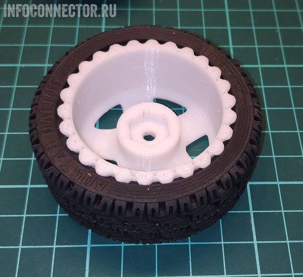 Колёса для радиоуправляемой машинки (1/10) на 3D принтере