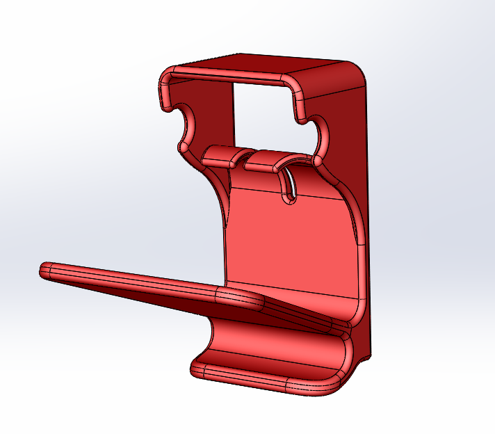 Держатель для зарядки телефона на 3D принтере. 3D модель