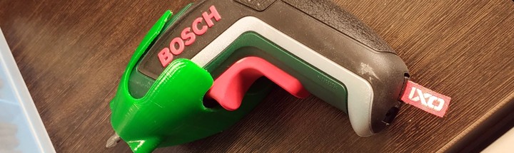 Настенное крепление для Bosch IXO на 3D принтере