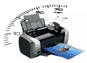 Выбор офисного принтера – скорость печати документов.