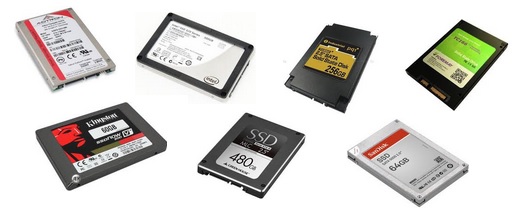 SSD диски - внешний вид