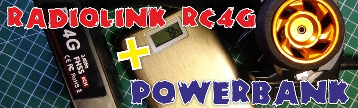 Доработка RadioLink RC4G. Питание от пауэрбанка