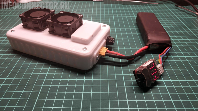 Разрядник для LiPo аккумуляторов на 3D принтере